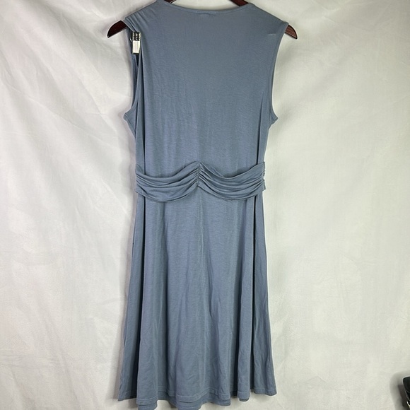 Boston Proper Dusty blue dress - Picture 2 of 4
